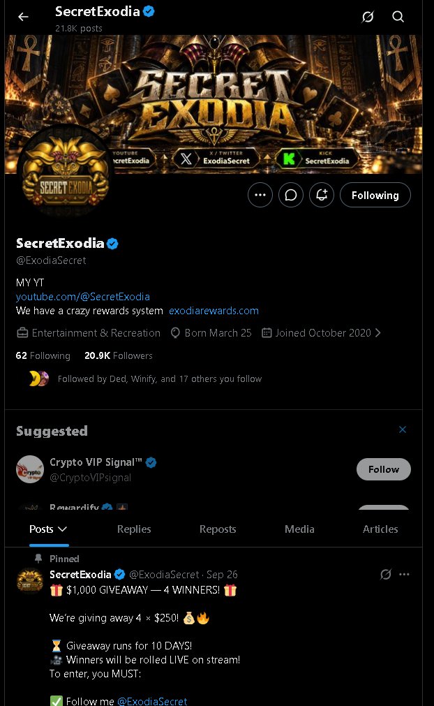 gelowticks's tweet photo. @Tomas1120_ @ExodiaSecret This giveaway would be such a great win for me. https://t.co/HFIjjsTJXK