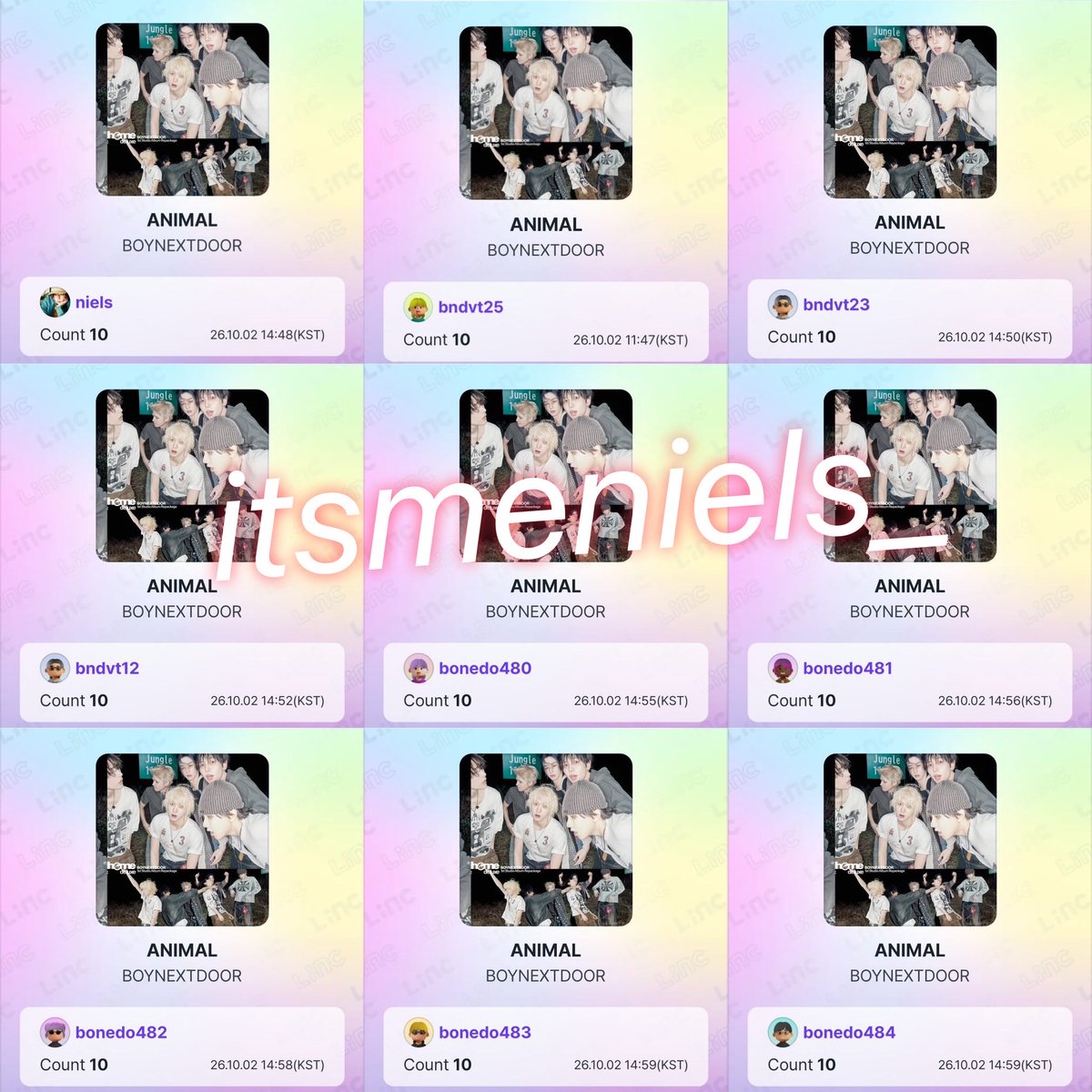 itsmeniels_'s tweet photo. [#LiNC] DAY 5 DELIVERY 🚚💨

Jangan lupa vote guys, hari ini terakhir pre-vote Inkigayo💓

#OnedoorVoteAnimal
#HOME_DELUXE https://t.co/e7xkZ0cGRz