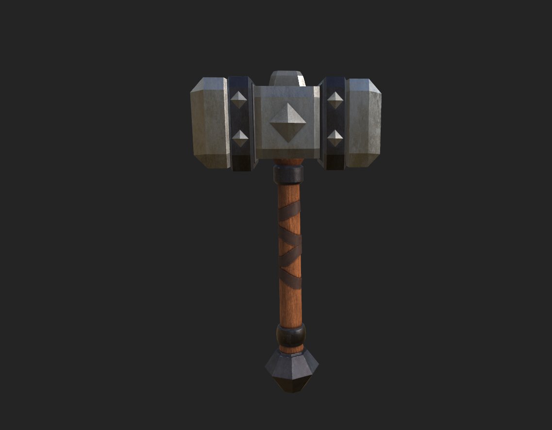 FarahOhi's tweet photo. Low Poly Hammer model I made
Learning more about modifiers

#roblox  #robloxstudio #3Dmodel #blender #robloxdev https://t.co/osN1YrHzsa