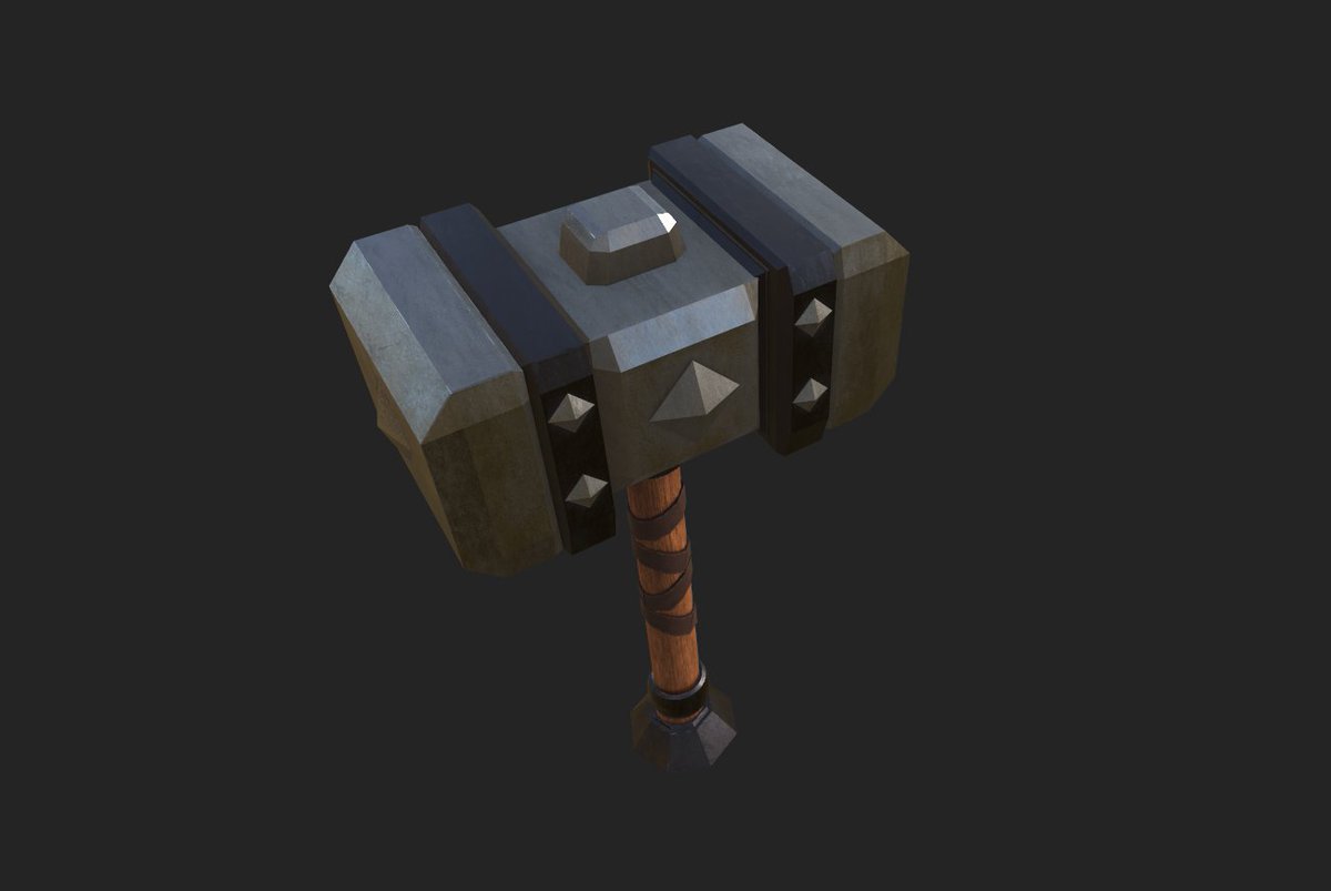 FarahOhi's tweet photo. Low Poly Hammer model I made
Learning more about modifiers

#roblox  #robloxstudio #3Dmodel #blender #robloxdev https://t.co/osN1YrHzsa