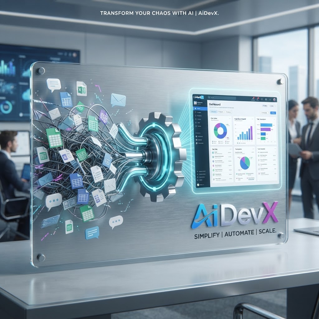 TheRealAiDevX's tweet photo. If you are the bottleneck in your business, you have not built a company, you have built a job. AiDevX helps owners move from manual chaos to custom intelligence systems that automate workflows and provide total clarity without the lock-in of recurring software subscriptions.

#BusinessEfficiency #ScalingUp #OperationsManagement #CustomSoftware #AiDevX