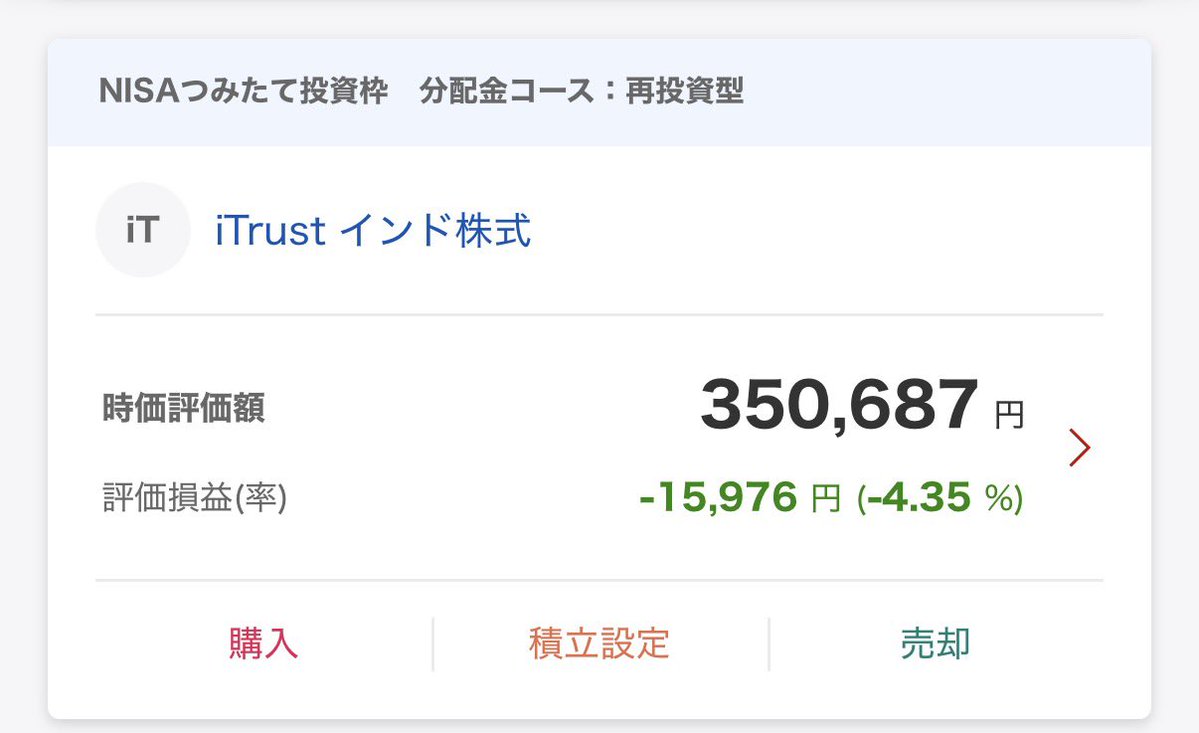 riorio1412's tweet photo. 2年前、

バフェット太郎の
「米国株はオワコン。これからの時代はインド株」

という言葉を信じた私。

そして現在——

こわいか？
含み損だ😃😃😃 https://t.co/OIKpBsabux