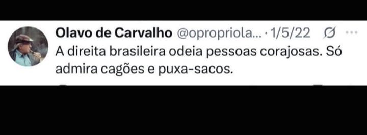 quem_votar's tweet photo. Nessa ele foi cirúrgico. Problema q ele ajudou a formar essa "direita" covarde. https://t.co/U6OE6drd1t