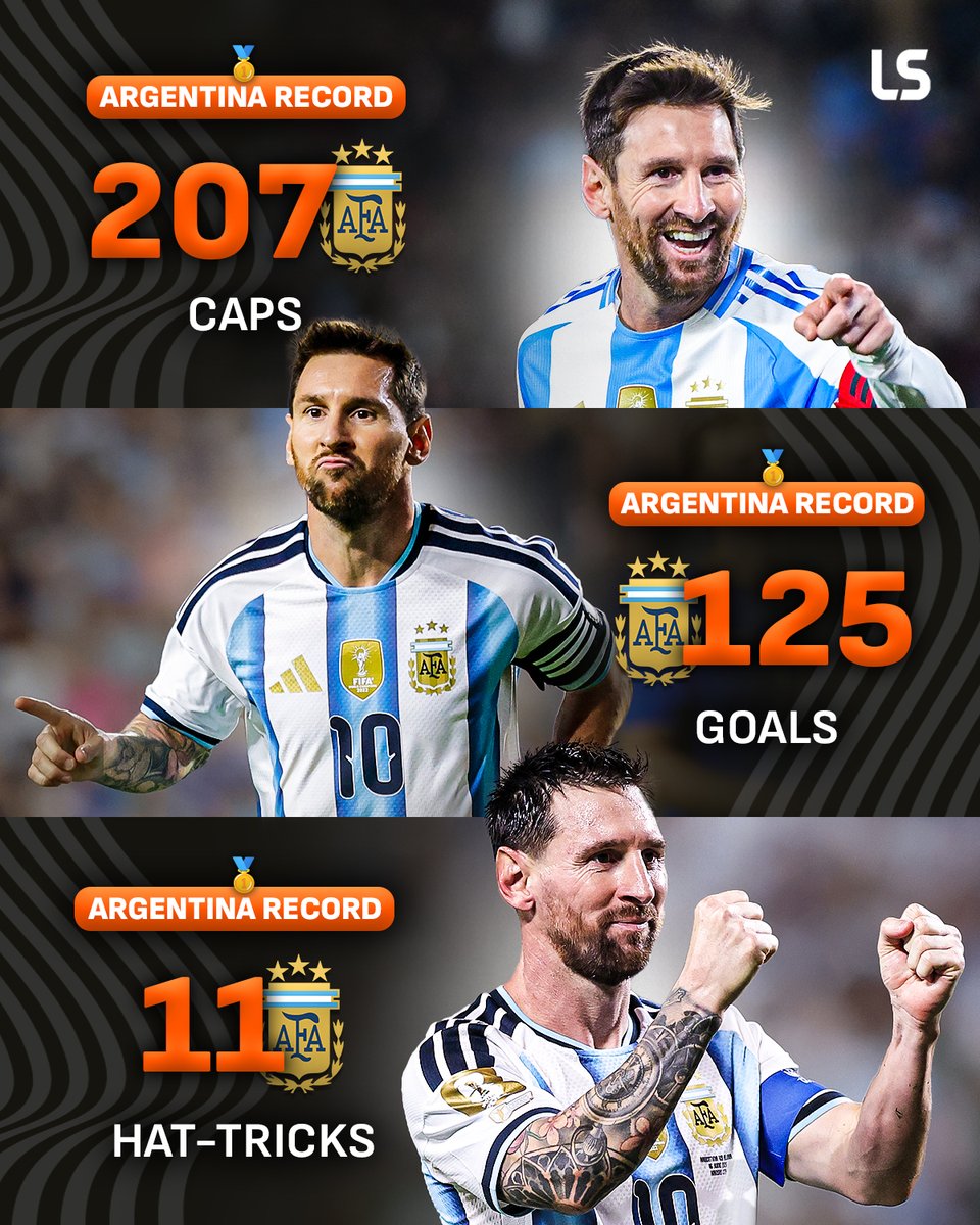 livescore's tweet photo. Lionel Messi’s 𝙡𝙖𝙨𝙩 𝙙𝙖𝙣𝙘𝙚 with Argentina is only a few days away 🥹🇦🇷

One final game to celebrate a legacy packed with records and unforgettable moments 👑 https://t.co/kVOYFMYmSn