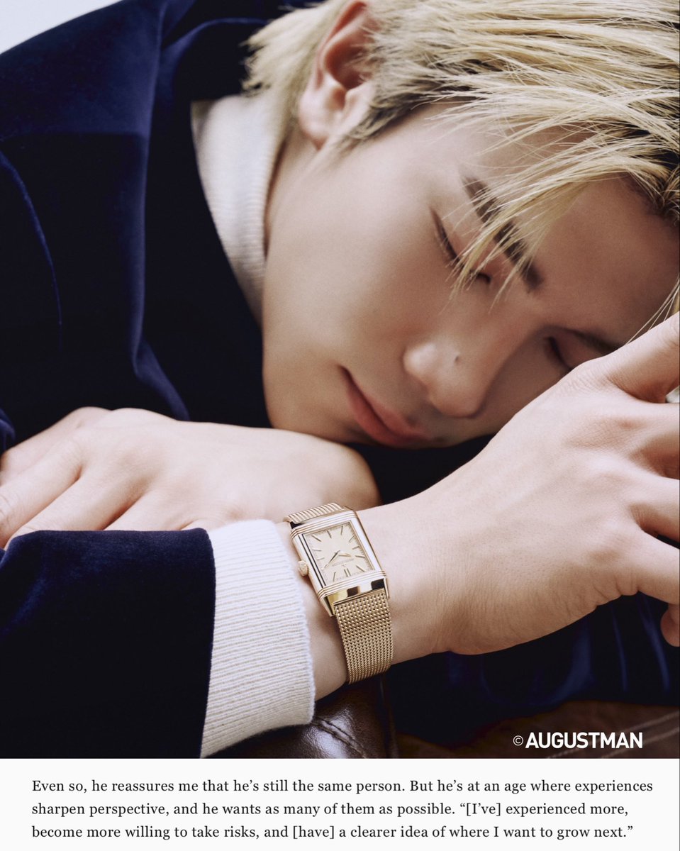 Fourth_Fashion's tweet photo. ‘โฟร์ทยังเป็นคนเดิม เพียงแต่อยู่ในวัยที่ประสบการณ์ช่วยให้มุมมองความคิดของเขาเฉียบขาดขึ้น’ และเขาเองก็ปรารถนาที่จะเก็บเกี่ยวประสบการณ์เหล่านี้ให้ได้มากที่สุด

#AUGUSTMAN #AUGUSTMANSG
#JaegerLeCoultre @tawattannn 
#Fourthnattawat #โฟร์ทณัฐวรรธน์

4️⃣: “ผมผ่านอะไรมามากขึ้น กล้าที่จะเสี่ยงมากขึ้น และมองเห็นภาพชัดเจนขึ้นว่าอยากจะเติบโตไปในทิศทางไหน”