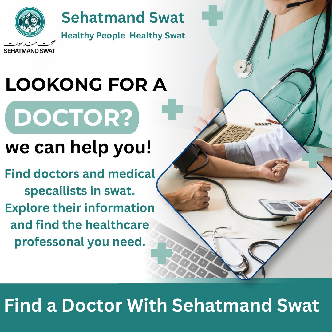 sehatmandswat's tweet photo. Looking for a Doctor? We Can Help!

A simple way to explore doctors and medical specialists and find the healthcare information you need.
#SehatmandSwat #FindADoctor #DoctorsInSwat #Healthcare #MedicalSpecialists #Swat https://t.co/yea5UAPN7H