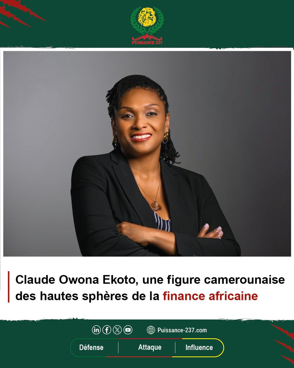 Power_237's tweet photo. Claude Owona Ekoto : une figure camerounaise des hautes sphères de la finance africaine
Lire l'article au complet : https://t.co/y1fTWTNL2k
#Puissance237 #Économie237 #Power237 #ÉconomieAfricaine #DéveloppementÉconomique #InnovationAfricaine #InvestirAuCameroun https://t.co/Az7EAy2QBP