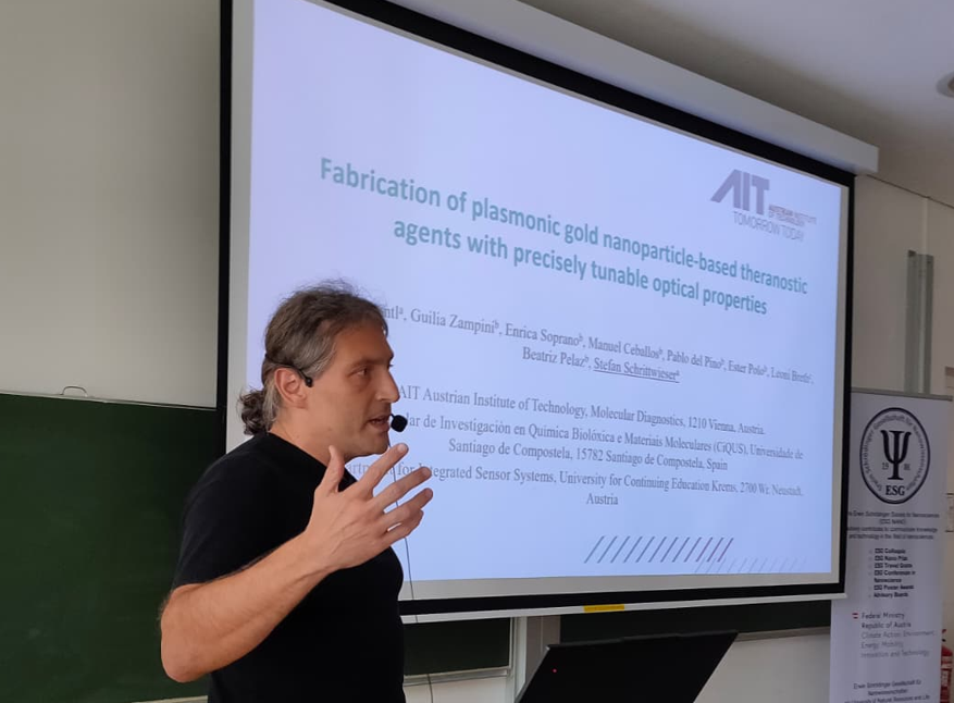 WatersenseEu's tweet photo. Our AIT partners Christian Derntl and Stefan Schrittwieser presented how the magnetic and optical properties of nanostructured materials can support innovative biosensing and theranostic applications.

#WATERsense #Nanoparticles #Biosensors https://t.co/jGh6ZIjCIu