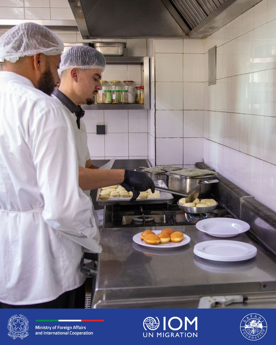 FondationSafadi's tweet photo. Highlights from the Bakery and Pasta Production training in Beirut and Bekaa designed to enhance readiness for employment in Lebanon and beyond. Delivered by Al Safadi Foundation in collaboration with @IOMLebanon’s Abeona Project. Supported by @ItalyMFA_int. https://t.co/aH6DkiC1sE