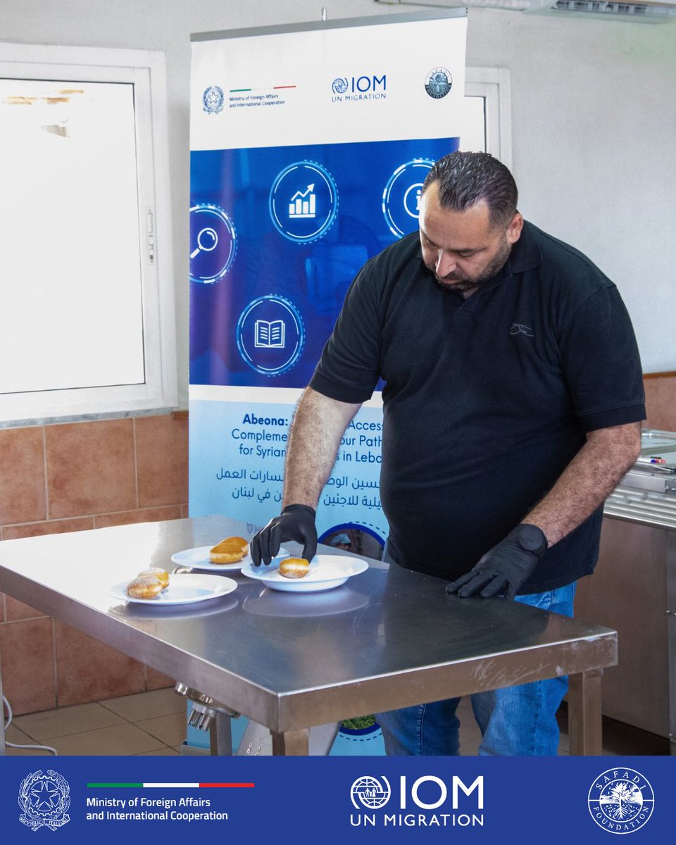 FondationSafadi's tweet photo. Highlights from the Bakery and Pasta Production training in Beirut and Bekaa designed to enhance readiness for employment in Lebanon and beyond. Delivered by Al Safadi Foundation in collaboration with @IOMLebanon’s Abeona Project. Supported by @ItalyMFA_int. https://t.co/aH6DkiC1sE