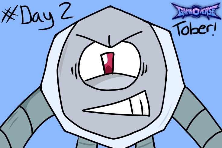FoldFan2's tweet photo. Sneaky robot keeps taking silly pictures on kits phone smh
Yalls art is so good I’m a little scared to post this LOL 
GameoverseTOBER day 2!
#gameoverse #kaboodle #gameoversetober https://t.co/v5vjTBOvbJ