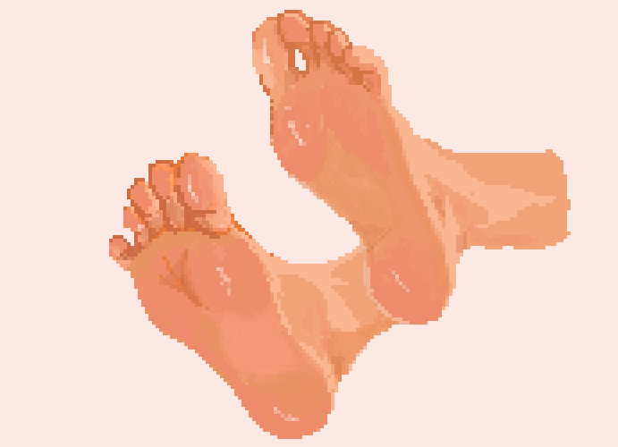 mikspixel's tweet photo. Standing practice ( •̀ ω •́ )✧
#PixelArt #feet https://t.co/HXio0gQgoM