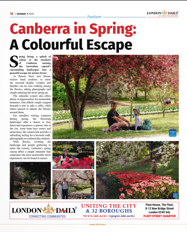 LDNWorldNews's tweet photo. Canberra in Spring: A Colourful Escape https://t.co/eBJTC7LoDw