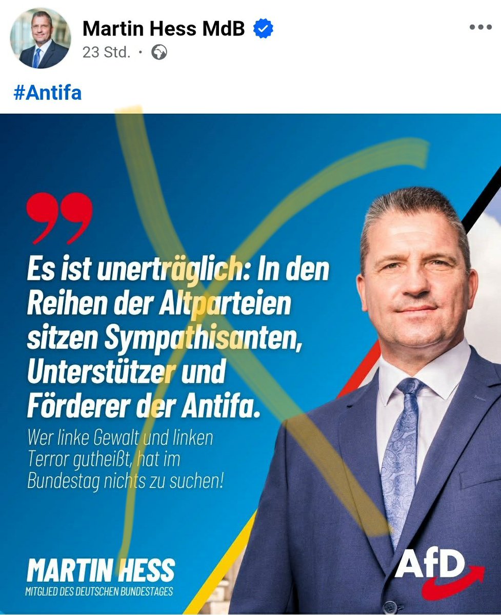 rick_sonnens's tweet photo. Die AfD empört sich über „linken Terror“, während sie selbst täglich politisches Kerosin verteilt. Ironie ist manchmal lauter als jede Parole.
#Demokratie
#Populismus #noafd #fckafd #NazisRaus #AfDmachtDumm #wirsindmehr #Wirsindbunt #afDnee #FCKNZS #fckafd #wirsindantifa #patridioten