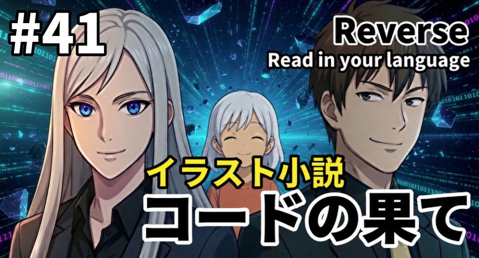 meisan007's tweet photo. イラスト小説『コードの果て』第6章　Reverse
第41話「違和感」を公開しました！

note版：https://t.co/L3qAUCz1yB

小説家になろう版：https://t.co/qWRLEjUxum

#コードの果て https://t.co/xGa8lrTWz8