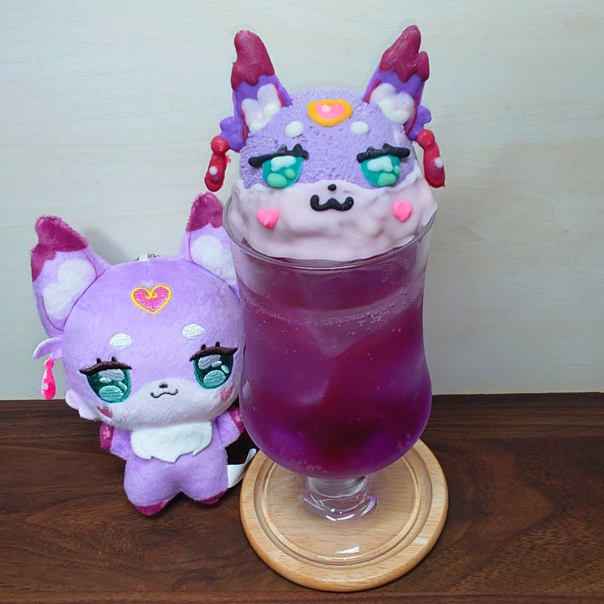nyammy_lillian's tweet photo. マシュタンのクリームソーダ作った🔮💜 https://t.co/yijQQORkeB