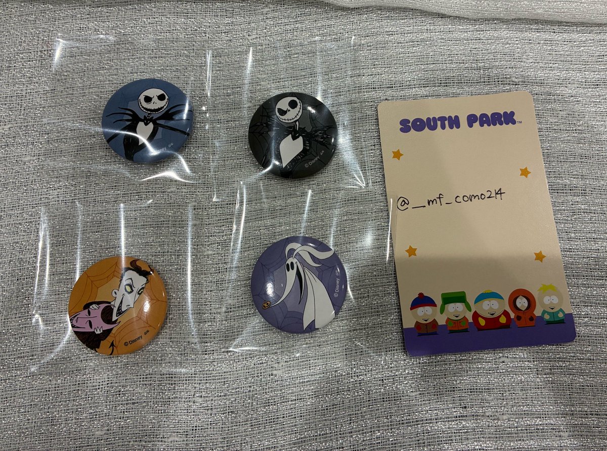 ___mf_como214's tweet photo. 【交換】ナイトメアビフォアクリスマス　キャンドゥ

譲〉画像1,2 ジャック、サリー、ゼロ、ロック

求〉画像3,4💖ブギー、メイヤー、フィンケルシュタイン博士、スネーク、ヴァンパイアテディ

まとめての交換優先となります。
※初回の方のみプロカ必読

お気軽にお声がけください🌷 https://t.co/6T9HGEpzQ6