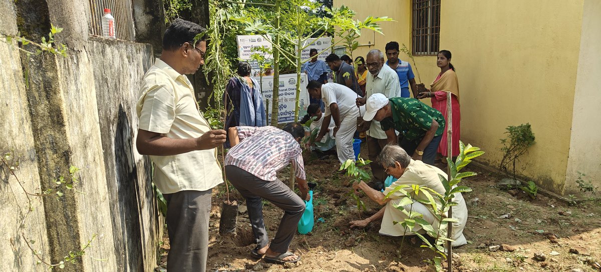 nac_aska1's tweet photo. Plantation Drive "Ek Ped Maa Ke Naam Par" at Old age Home involving old age persons on the occassion  of Swachh Bharat Diwas-2026.
#SHS2026
@swachhbharat 
@SwachhBharatGov 
@HUDDeptOdisha 
@MoHUA_India 
@Ganjam_Admin https://t.co/nHXN1u0cfb