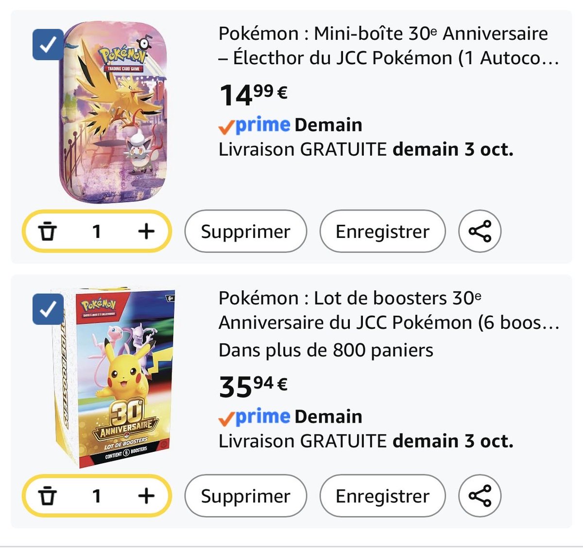 losimsie's tweet photo. J’ai pas reçu de mail mais en regardant par curiosité ils étaient dispo 🙏 https://t.co/7Yfrs3wO2H