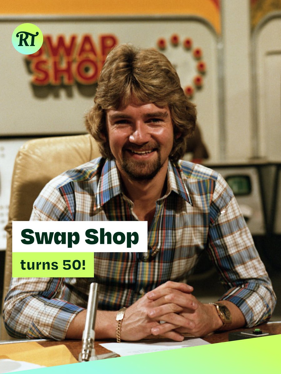 RadioTimes's tweet photo. The Saturday morning favourite first hit screens in 1976, bringing swaps, stars and plenty of chaos to a generation of viewers. What do you remember most about Swap Shop?

https://t.co/C4QV3sZ4ey https://t.co/YsNakzTngh