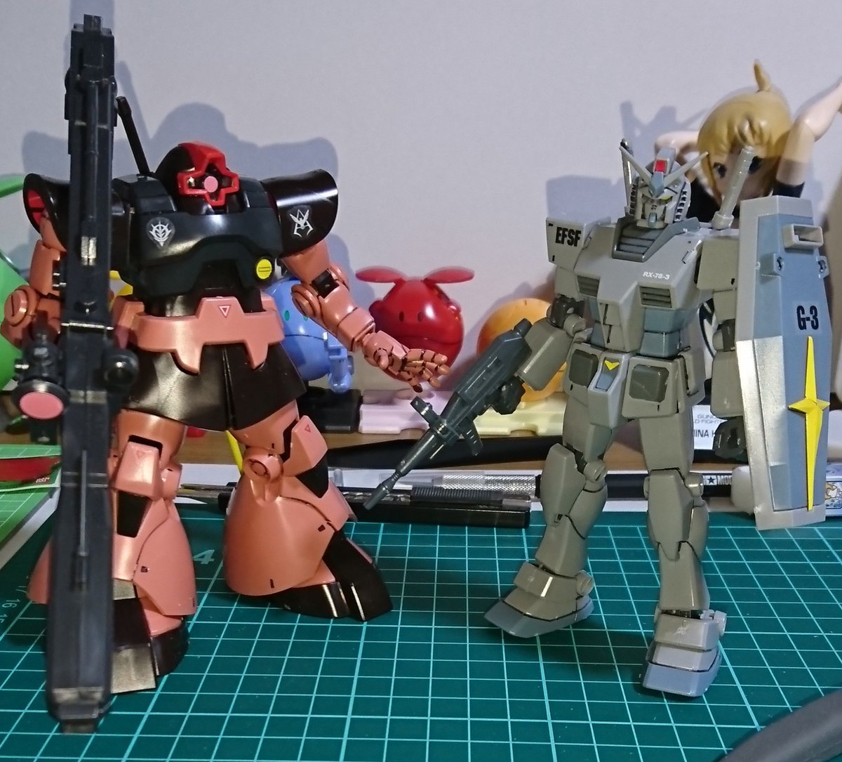 NegiToro0814's tweet photo. #ガンプラ
#プラモデルライフ https://t.co/imdQMKJJEd