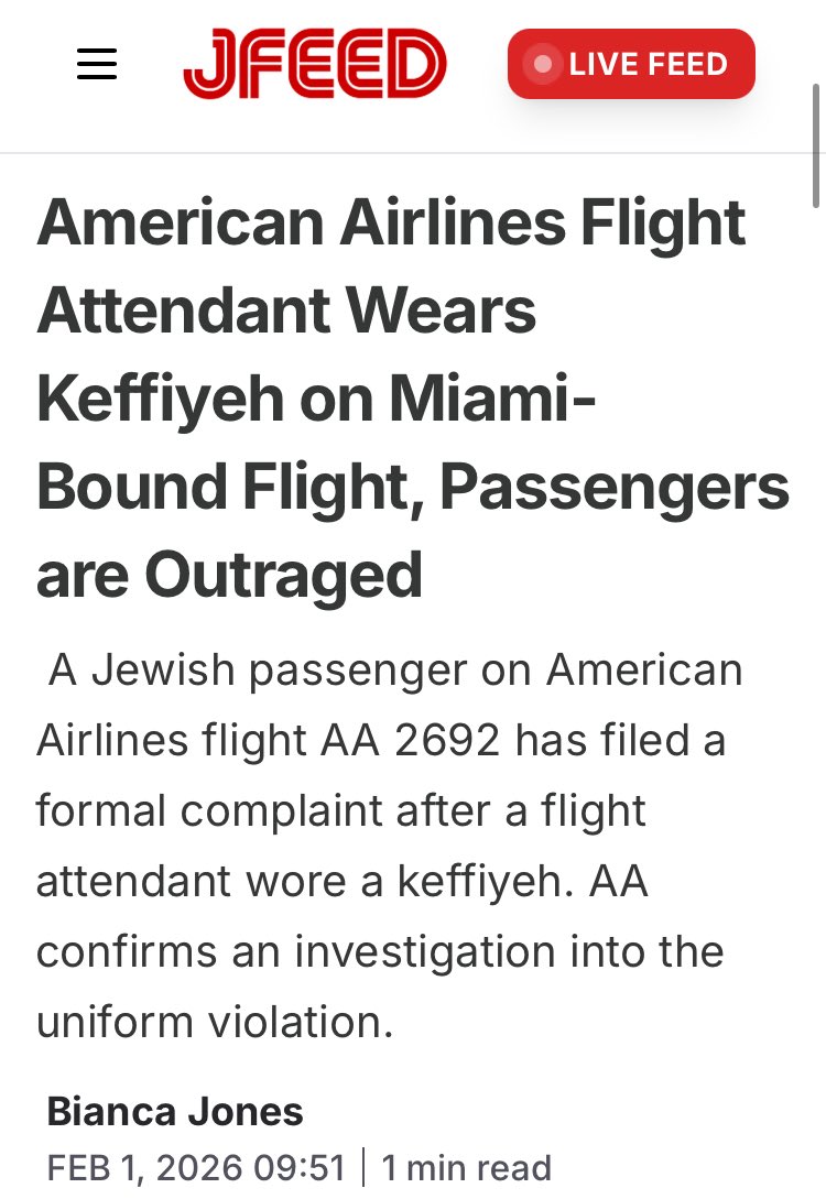 0321K9's tweet photo. I shared my concerns with a friend of mine following the failed hijack.

I’m not particularly worried about the limited number of flights bound for Israel. ISA & Mossad are now on top of it.

The same can’t be said for flights within the US & Europe.

We may have entered a new era where terrorists don’t have to figure out how to bypass TSA or breach the cockpit - they are now inside the cockpit already.

And it’s not limited to pilots. Since Oct 7, there have been reports of flight attendants wearing keffiyehs or Palestinian flag pins across every major US carriers.

FAs have access to the flight deck, and it doesn’t take much these days for one to figure out how to keep a plane airborne.

It’s not just about Muslims. There could be hundreds, if not thousands of useless idiots with suicidal sympathies in the industry who could be radicalized & manipulated.

That’s the part that concerns me.

In other words, that’s a lot of potential for copycats finding inspiration from the Flydubai incident. And neither the airline & security industries or the public are ready to take on that.