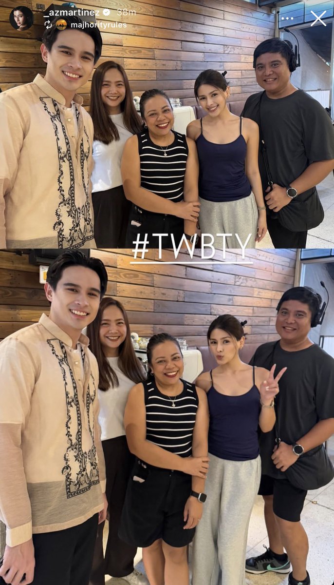 AzRalphOFC's tweet photo. Day 7 Taping - we see you #TrisLia 💛

We’re counting the weeks and days til we get to watch #TheWayBackToYou and cheer #AZRalph on 🥹 https://t.co/uLePE1EG6j