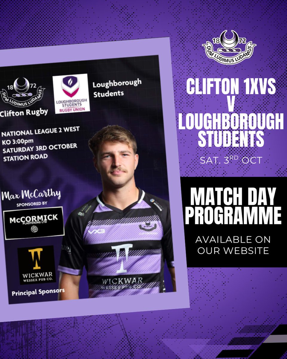 cliftonrugby's tweet photo. π Match Day Programme π
Get ready for the action and dive into all the latest updates, team news, and features in our Match Day programme!
Read it now β‘οΈ https://t.co/yiSkeZd3bu
#CliftonRugby #cliftonrfc #MatchDayProgramme https://t.co/ddftHRtbBy