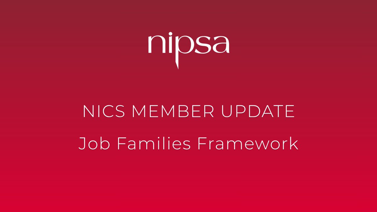 nipsa's tweet photo. CTUS continues to raise concerns about the Job Families Framework, including its potential impact on promotion, career progression, staff mobility and access to training and development.

Read the full update 👇
https://t.co/dH1r9jb8D8 

#NICS #JobFamiliesFramework #WorkersRights https://t.co/7VbPTO2s3A