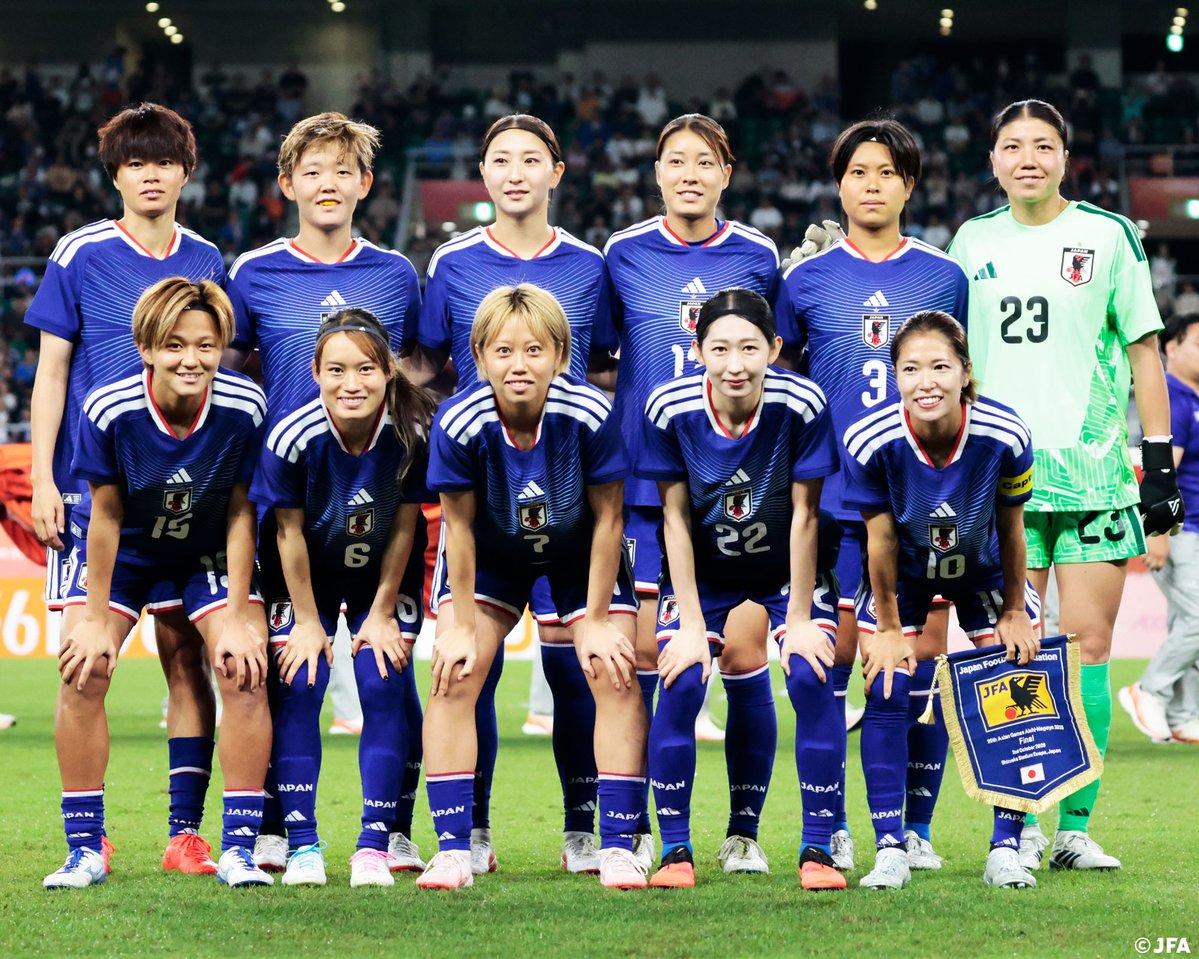 jfa_nadeshiko's tweet photo. まもなく後半キックオフ⚽️️💪

🏆第20回アジア競技大会（2026／愛知・名古屋）
⚔️決勝
🇯🇵#なでしこジャパン 1-0 朝鮮民主主義人民共和国女子代表🇰🇵

📱U-NEXTにて生配信
📺TBS系列にてハイライト放送

#サッカー日本代表 https://t.co/iR0xepnHzJ