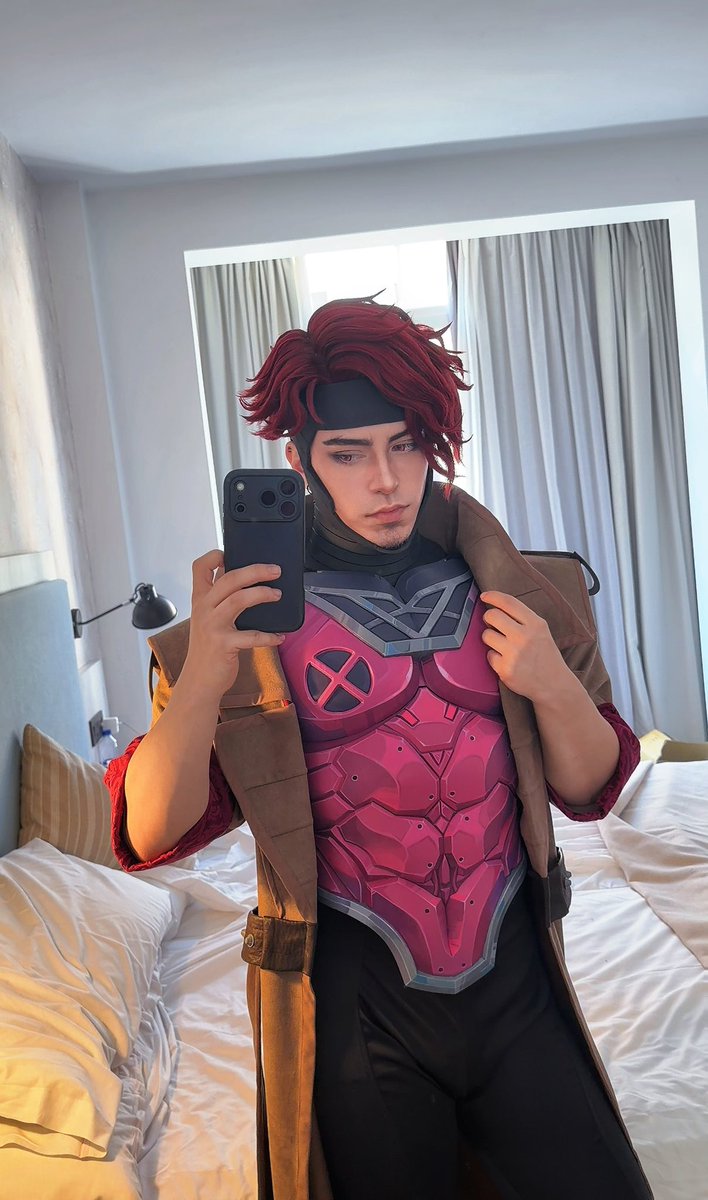 geheichou's tweet photo. Gambit cosplay done 👌 https://t.co/sN6ayQzQyV