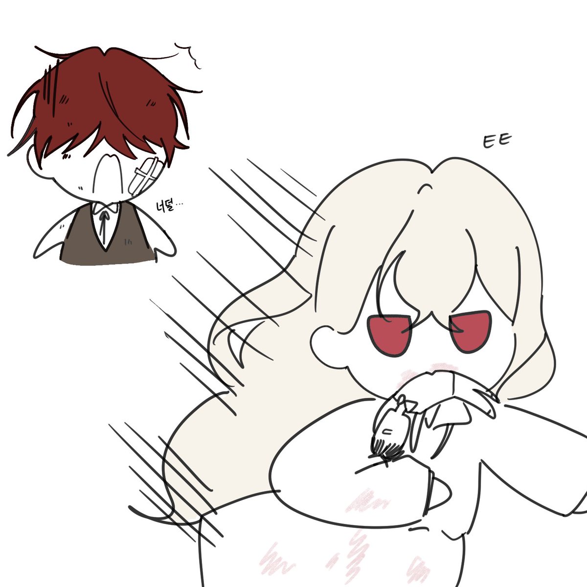 RGohpgvokEAY0at's tweet photo. 그렸던 뺨이나 올려야지 https://t.co/4G70KYIe8w