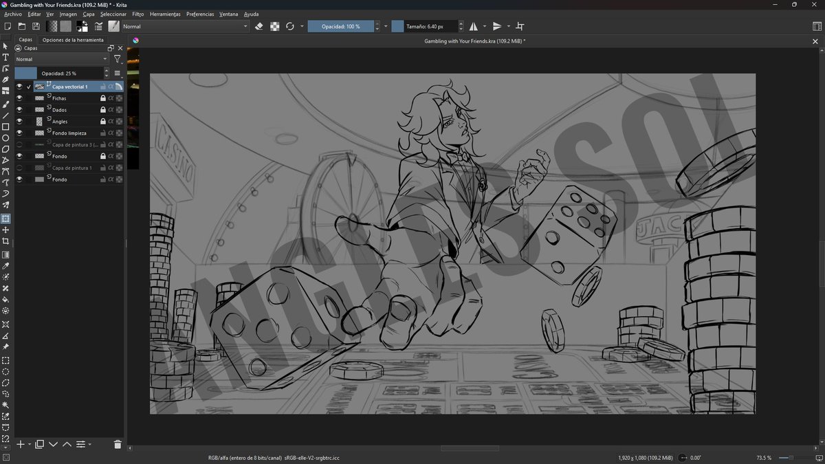 Angles_Sol's tweet photo. Hace rato no subía dibujo. Avance de la miniatura. https://t.co/wI4LoVop1y