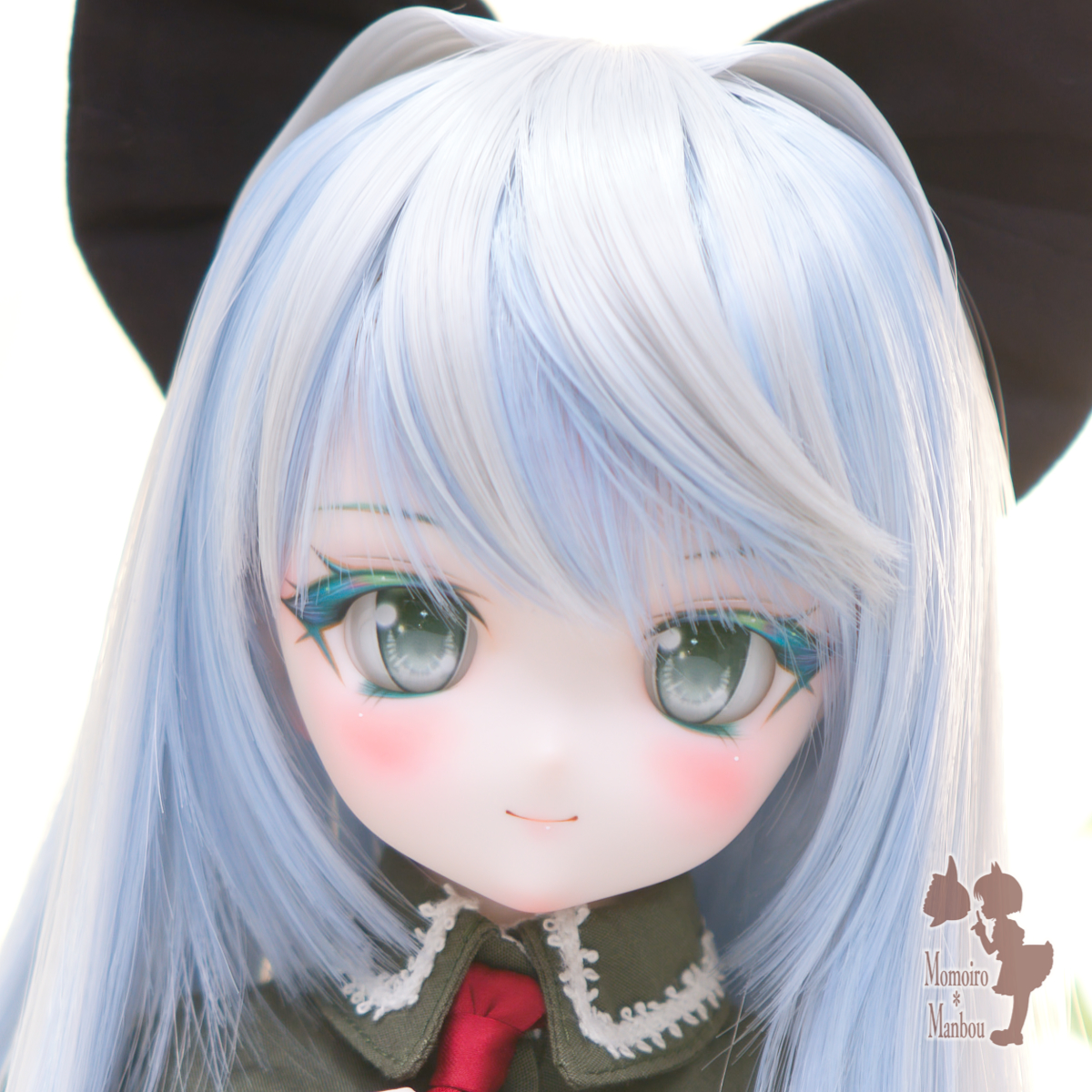 momoiro_manbou's tweet photo. カスタムヘッド DDH-27ちゃん（SW肌）出品しました
グリーン系のメイク！
https://t.co/rNxYAFmG7u
よろしくお願いします
#MDD #MDDはいいぞ  #ももマン https://t.co/WwD6FCr0j2