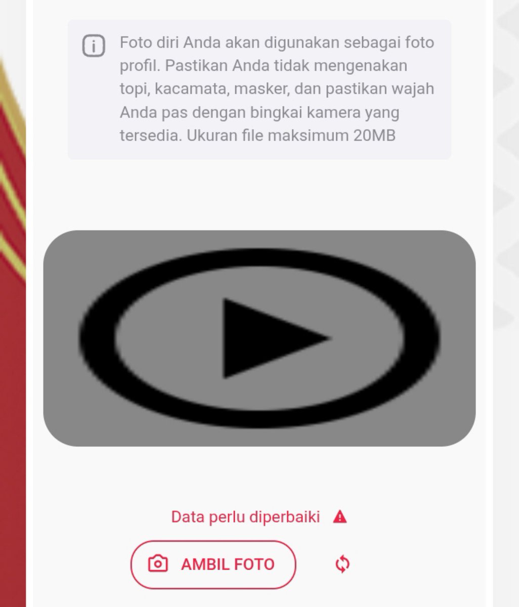 repitaavvv's tweet photo. @TimnasIndonesia Ini link nya untuk pendaftaran id baru gabisa masukin foto profil, udh di coba di klik berkali2 tetep gabisa? Tolong segera di perbaiki @TimnasIndonesia saya mau beli tiket iniii 😵‍💫 https://t.co/mO4opWbUAF