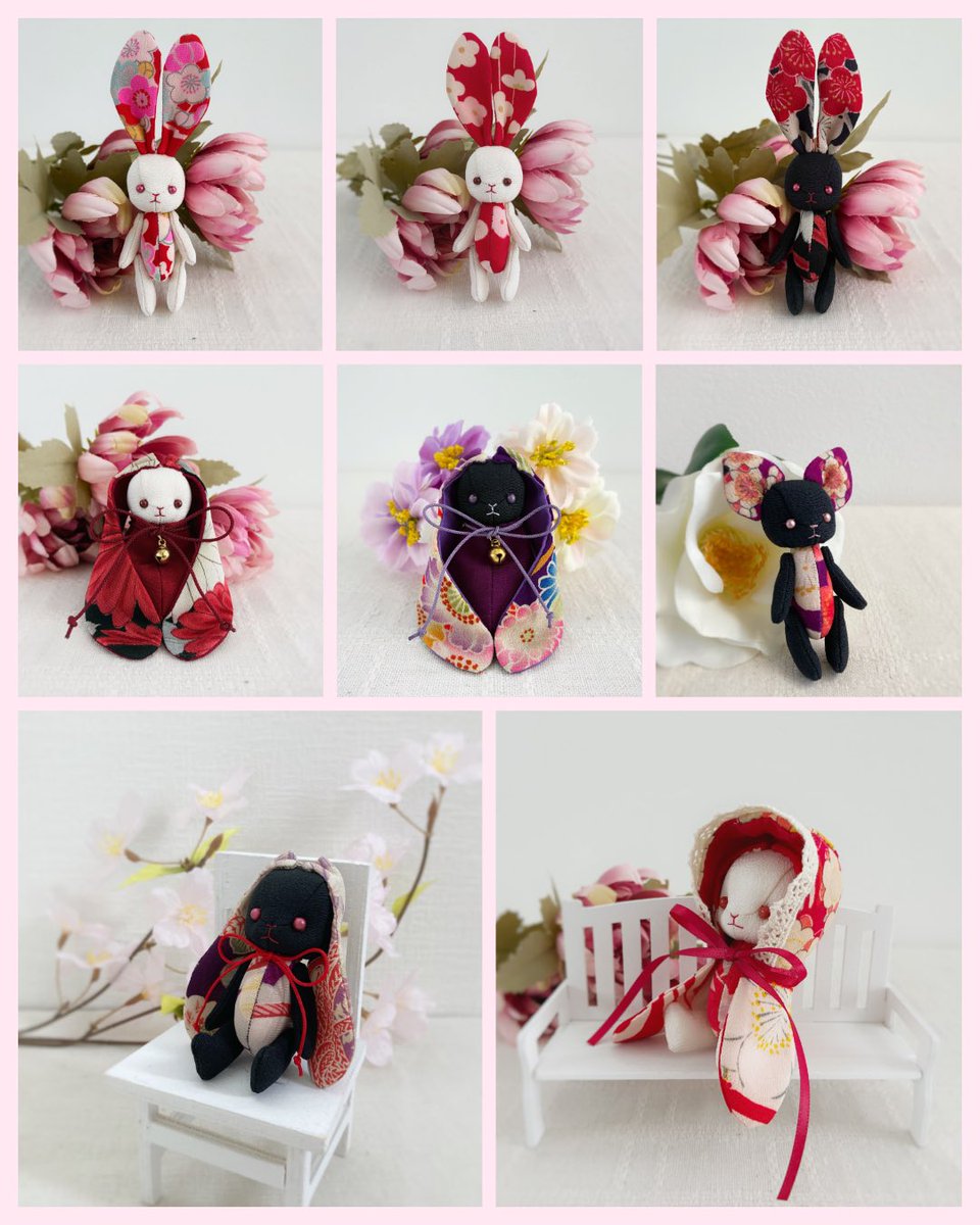 mangetu_ya's tweet photo. グループ展「小さなおもちゃ屋さん」
明日の10/3スタートです！

たくさんの素敵な作家さんの作品が集まります🎪

【日時】10月3日〜18日　11:00〜18:00
��場所】アトリエコメット(東京・浅草)

和風かわいいうさぎさんとねこさん、こうもりさんに会いに、ぜひお越し下さい🌸

#小さなおもちゃ屋さん https://t.co/8kAywKIUnE