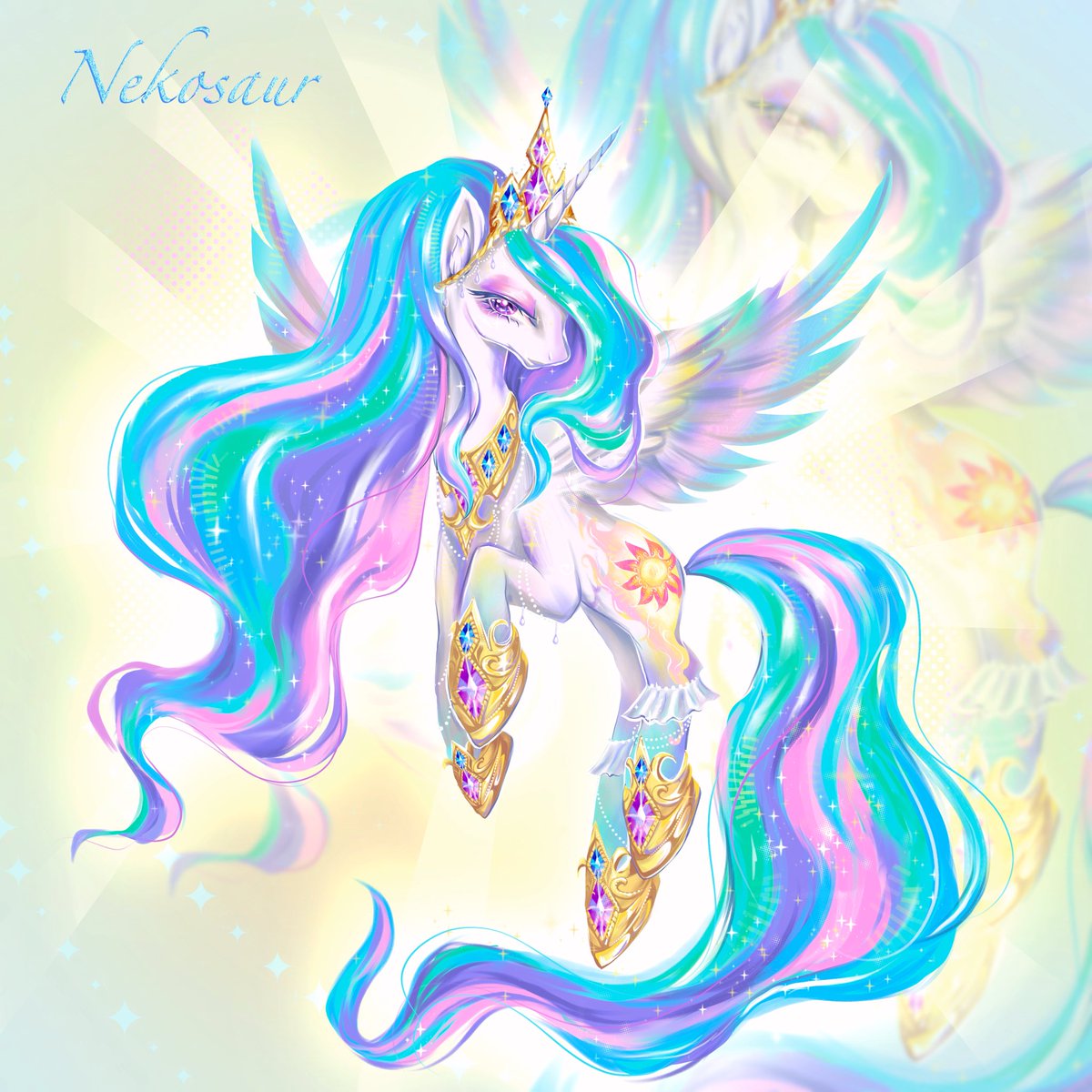 pasmalxo's tweet photo. Celestia in my style ✨
#VgenCommㅤ 
#artmootsㅤ 
#mlp 
#mylittlepony https://t.co/UvNfdJK8KJ