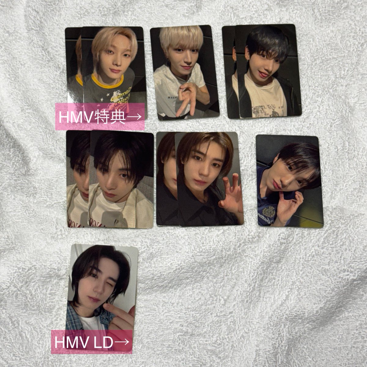 ww_6b76ae's tweet photo. BOYNEXTDOOR BND ボネクド リパケ HOME deluxe weverseトレカ ポストカード 交換

【譲】1〜3枚目

【求】リウ(4枚目)

郵送での交換📮まとめての方優先

weverse版同士
封入同士*💖優先
特典同士*LD⇄LD (異店舗歓迎)

お気軽にリプ/ DMいただけますと幸いです◎ https://t.co/wX8Y0e5Bz7