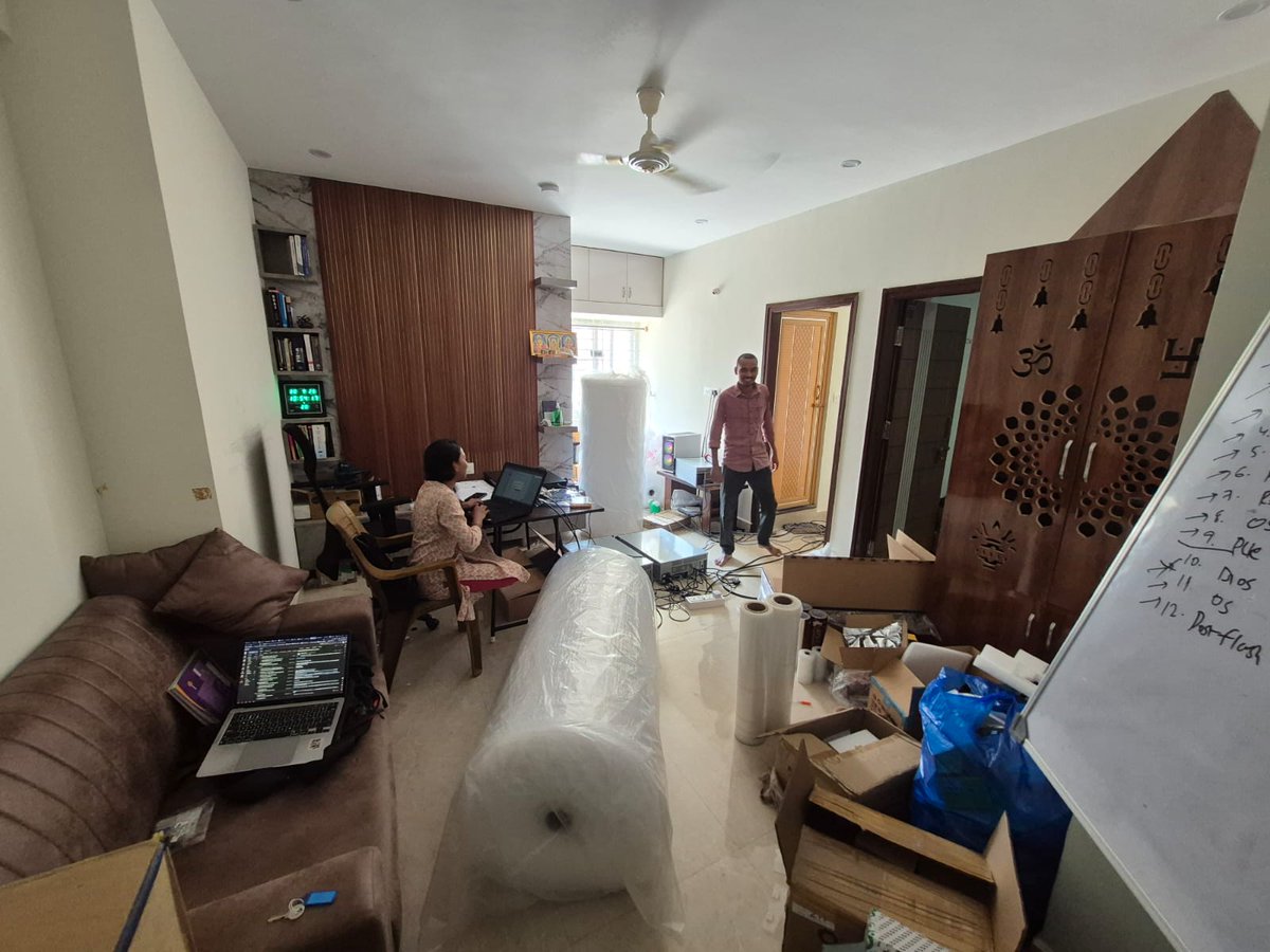 anshulbhide's tweet photo. Building and shipping on-prem lightning-fast inference JOHNAIC compute at home! @sasank51 https://t.co/Gn9OXam3bI