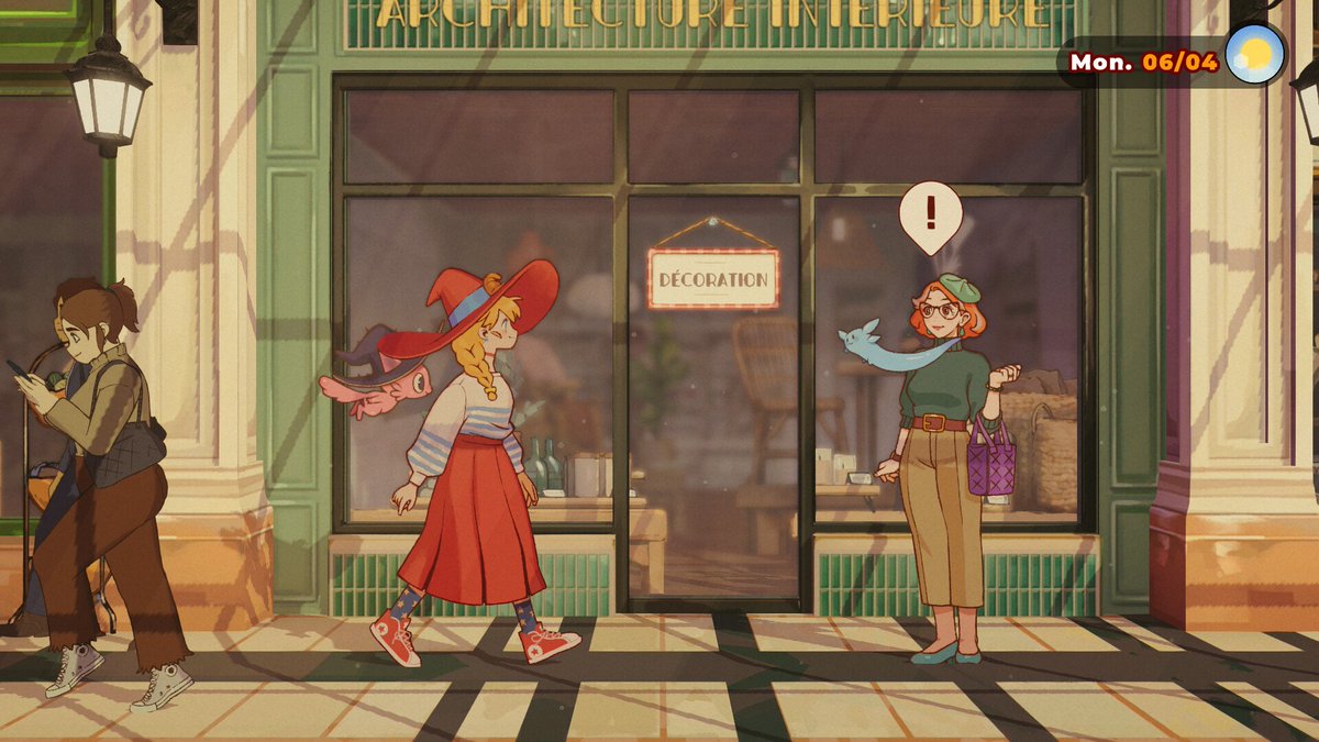 red_recs's tweet photo. Cosy Game Countdown: The Witch's Bakery by @SunnyLabGames 💫 
Take on the role of a witch who runs a bakery in the heart of Paris. Soothe people's very souls with your pastries, and take to the city on your days off to meet the locals. Launches 14th Oct!
#indiegame #indiedev https://t.co/MEZfUu4SUb