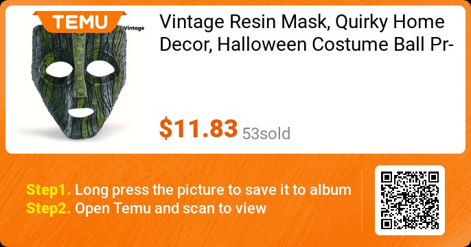 TheJimmySol's tweet photo. Vintage Resin Mask, Quirky Home Decor, Halloween Costume Ball Prop, Horror Party Accessory, No Electricity Needed, Halloween Decorations
🎉 Coupon price[$11.83] https://t.co/x6YVBlxSxZ