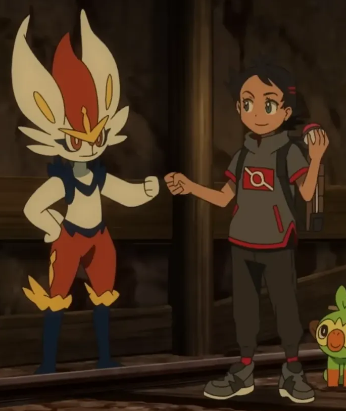 Jester_Pyro_Bun's tweet photo. Goh is about giving fist bump to Cinderace :3 https://t.co/hS8sMdbPW0