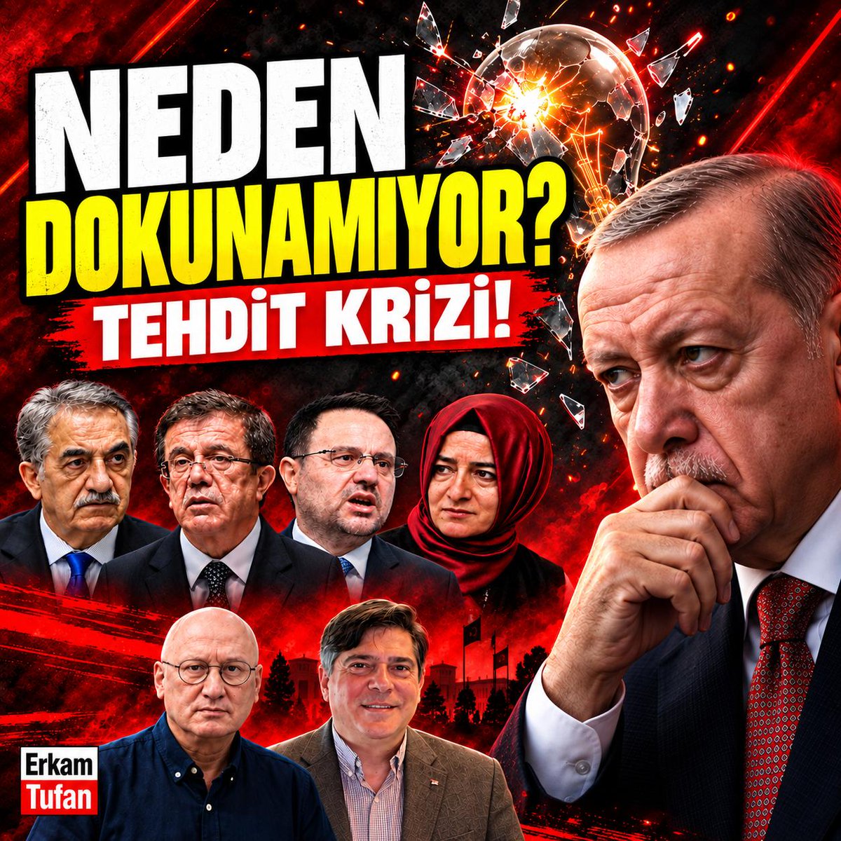 erkamtufan's tweet photo. Yeni yayın Canlı 
🔴 AKP'de kriz!
🔴 Fon skandalında adı geçenlere neden dokunamıyor?
🔴 'Türkiye Yüzyılı' da foncu çıktı!
🔴 Bu sefer Eyüpsultan Belediyesi'ne operasyon
🔴 Denetimsizlik yine can aldı! Olan maden içilerine oluyor!
@derinrejim @erkam30dakika 
https://t.co/wYaakHwSMN