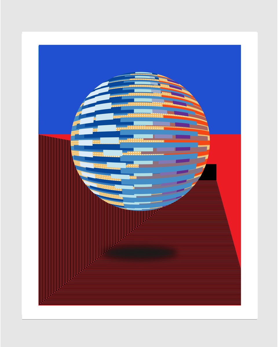 vivian_gallery's tweet photo. My very first Sphere â
âSphere of Structure.â
230 spheres later, I look back at the beginning.
#SphereArt #AbstractArt #NFT #VivianGallery https://t.co/I2EpO5hhj0