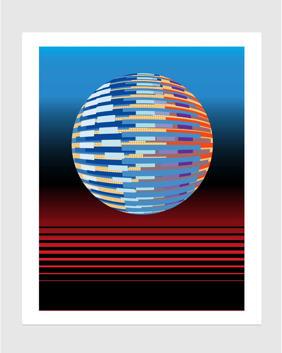 vivian_gallery's tweet photo. My very first Sphere â
âSphere of Structure.â
230 spheres later, I look back at the beginning.
#SphereArt #AbstractArt #NFT #VivianGallery https://t.co/I2EpO5hhj0