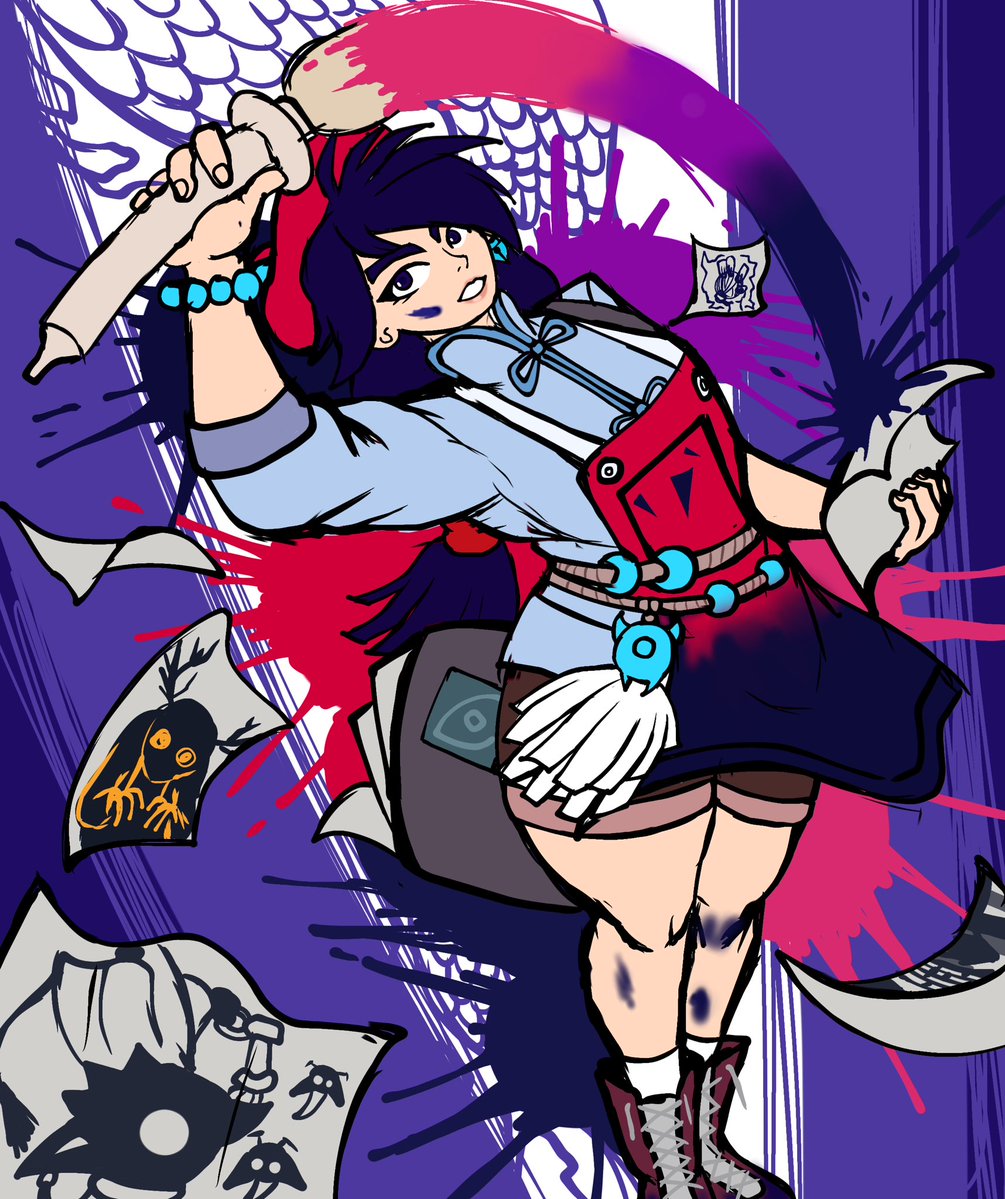 Sizzzzio's tweet photo. violet’s so cool i like her alot 🖌️

#deadlock https://t.co/IMiyB46CYp