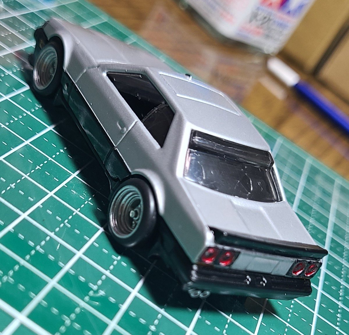 ash_0305's tweet photo. ホットウィール　スカイライン RS　ベーシック　リペイントカスタム https://t.co/QmILfhFaHN