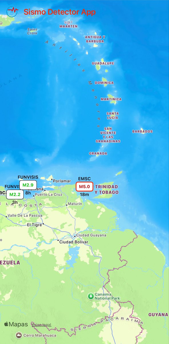 jacome851's tweet photo. Temblor fuerte de 5.0 en Venezuela 
#terremoto #temblores #noticias https://t.co/YoRSMvhZhY
