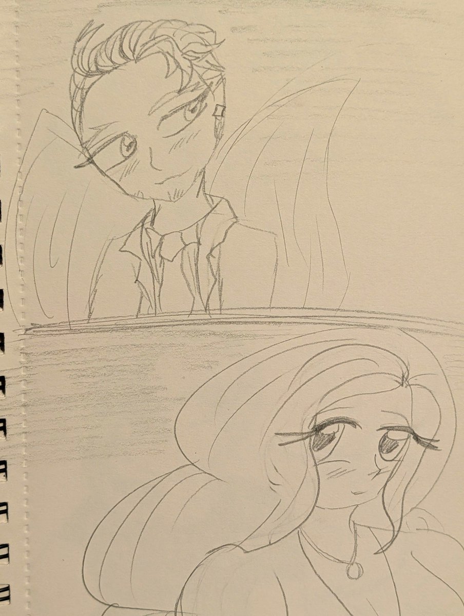 Flutterbat19's tweet photo. #Yumetober2026  Day#2 Exchanging looks in a crowd #mhaoc #yumeship #hawksXOc #plussizeoc https://t.co/MsrdoBs2m8
