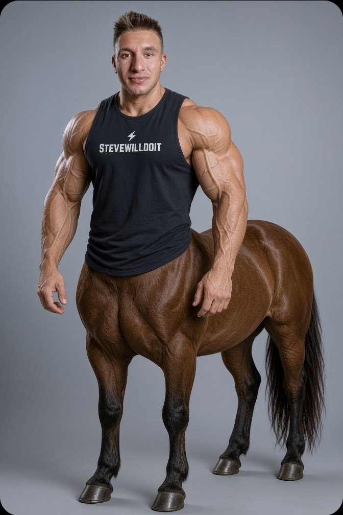 TopYeeet's tweet photo. Internet’s full of fake. @stevewilldoit has always been the same guy. 

Bros half human half work horse 🤣

Appriciate this guy 100% https://t.co/pqIZpXY2LT